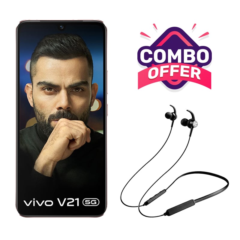 Buy Vivo Mobile V21 5G (Arctic White,8GB RAM,128GB Storage) Sathya